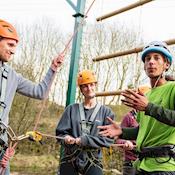A high ropes session with an activity instructor - Mount Cook Adventure Centre
