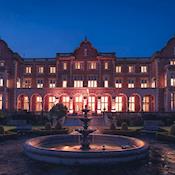 Mansion House External From Rear at Night - Active Hospitality - Easthampstead Park