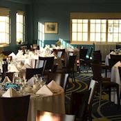 The Bluebird Room lunch setup - Brooklands Museum
